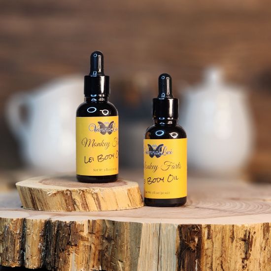 Picture of Monkey Farts Lei Body Oil - 1oz